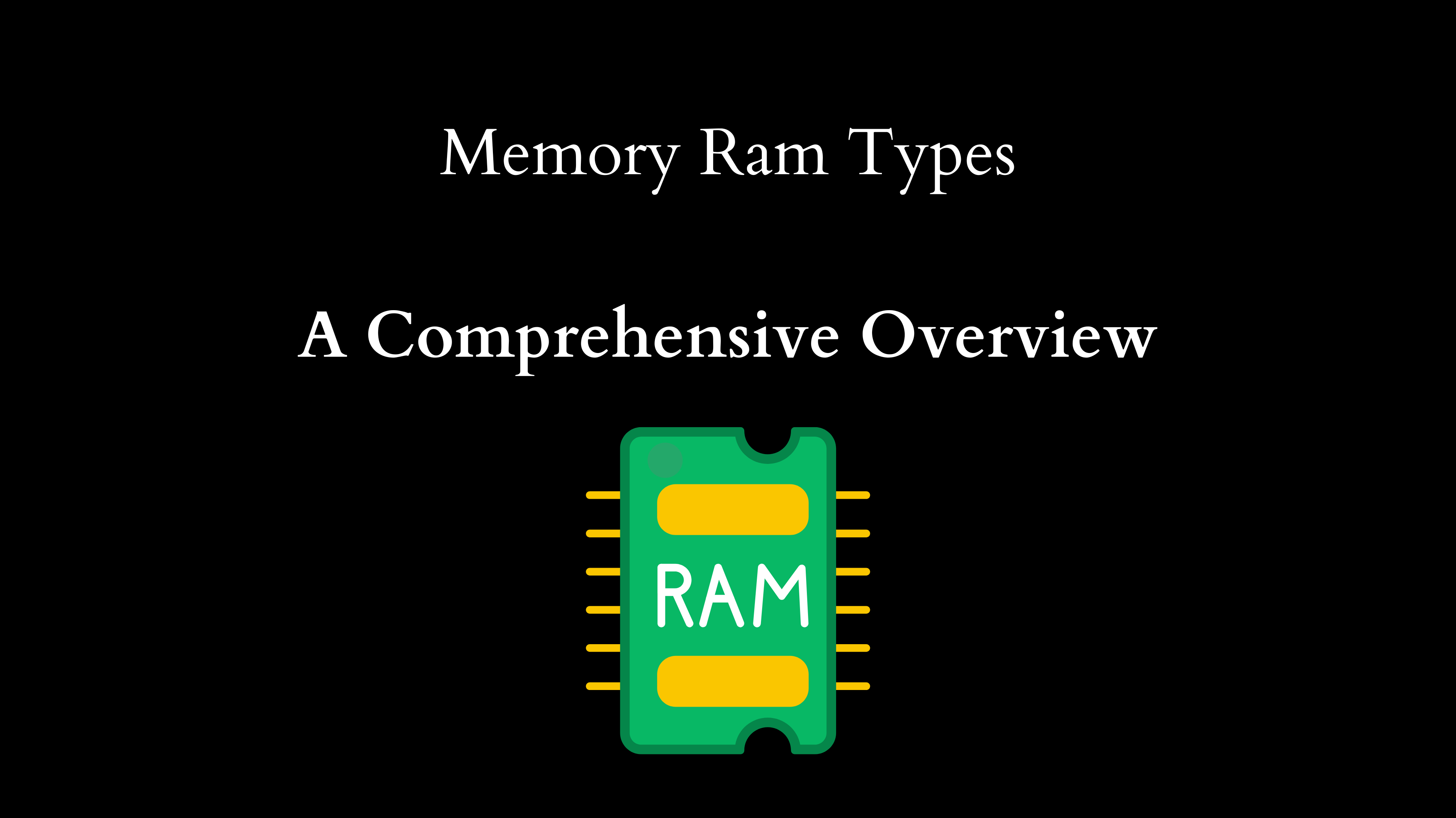 memory ram types