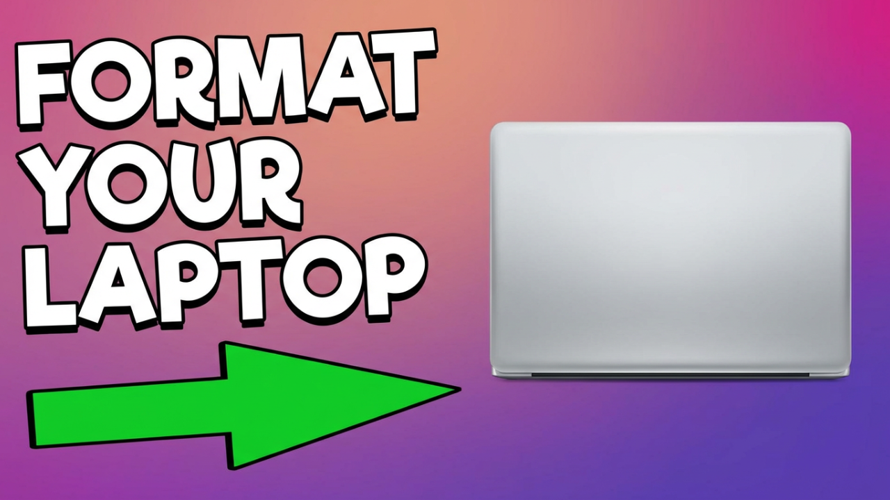 How to format laptop