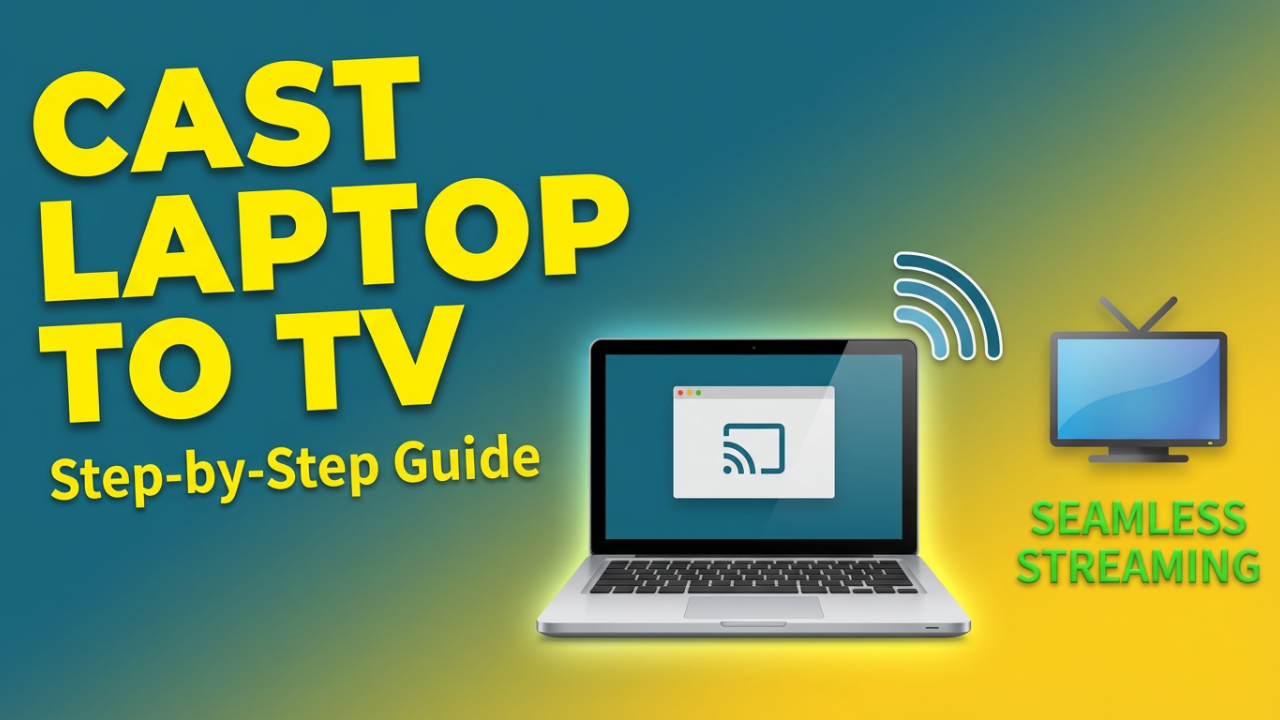 How to cast laptop to TV