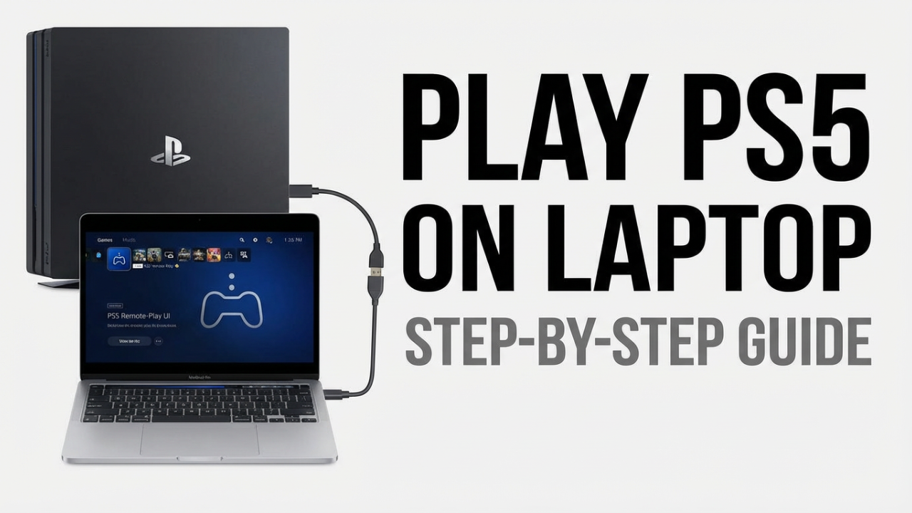 how to connect ps5 to laptop